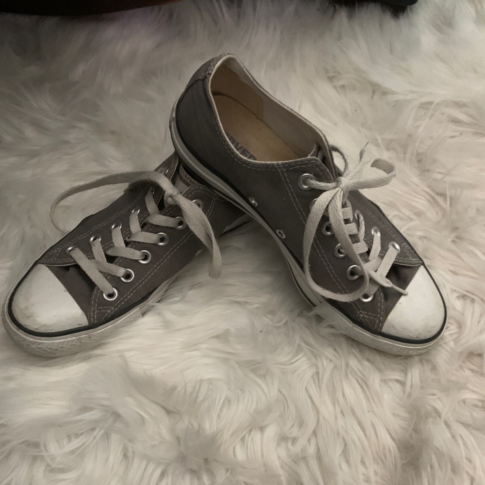 Converse sneakers - grey worn